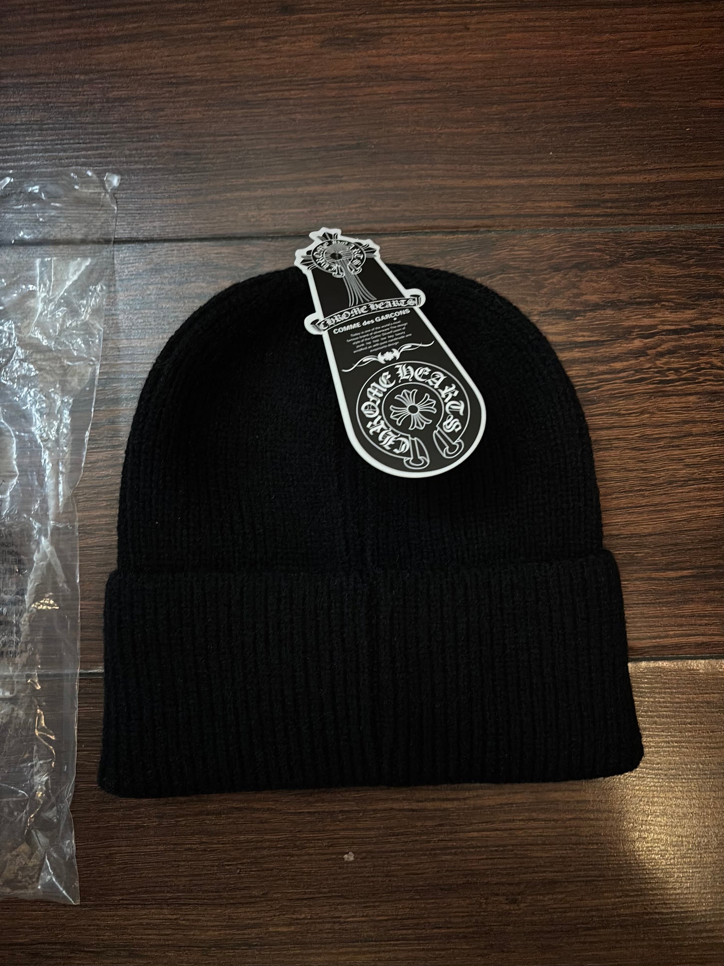CHROME BEANIE BLACK