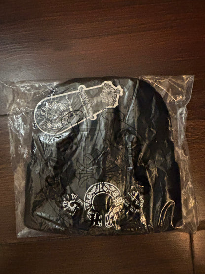 CHROME  BEANIE BLACK